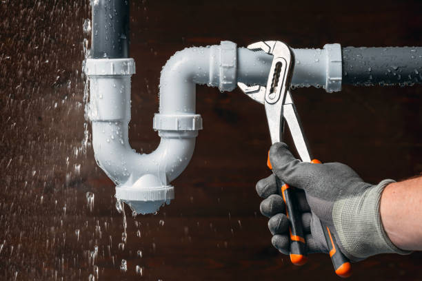 Professional Drain Cleaning technician working in Trimble, MO